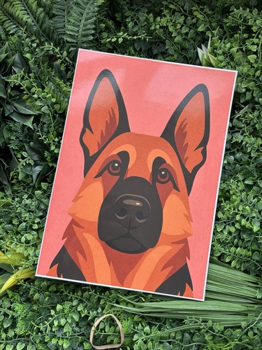German shepherd gsd dog - german,
