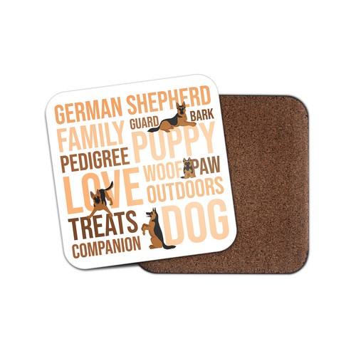 Square single coaster - square,