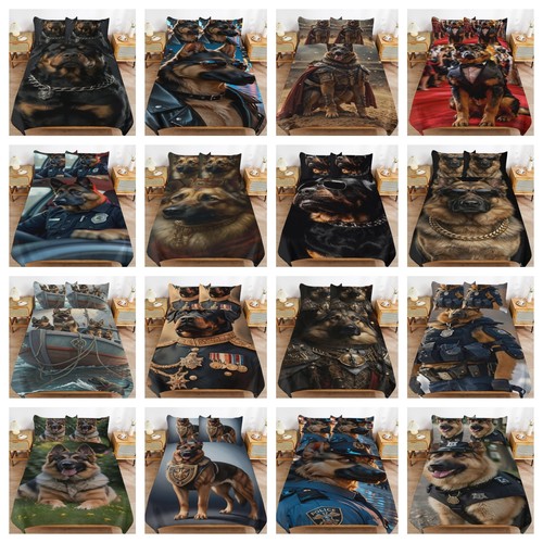German shepherd dog duvet - german,