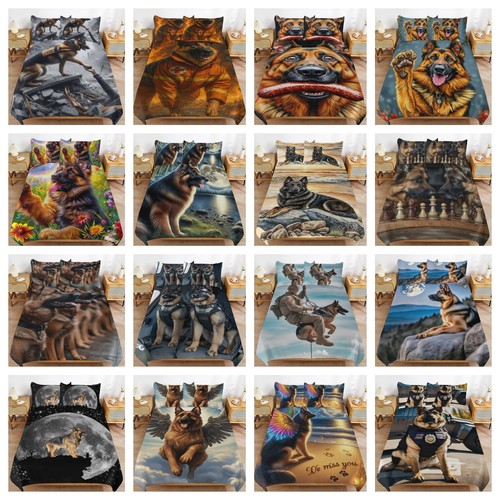 German shepherd dog duvet - dog,