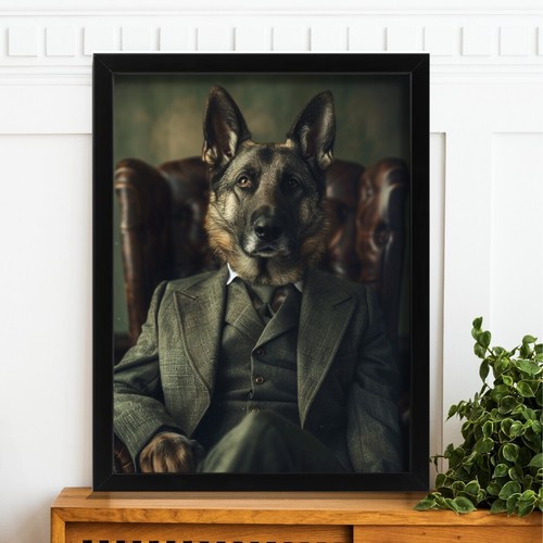 German shepherd suit art - in,