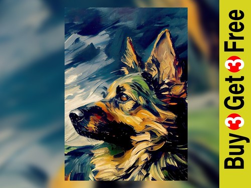 Majestic german shepherd - shepherd, dog