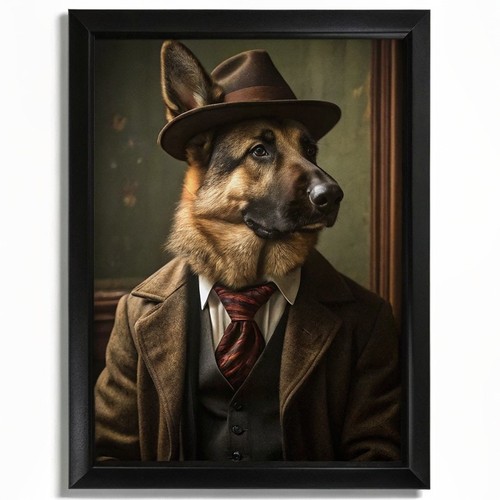 Retro gentleman portrait - retro,