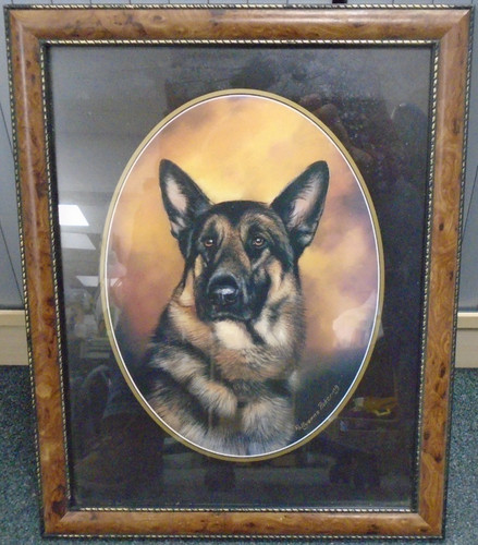 Framed print german - a,