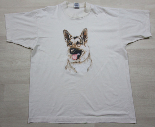Vintage 90s german shepherd - vintage, t