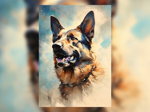 German shepherd dog - german,
